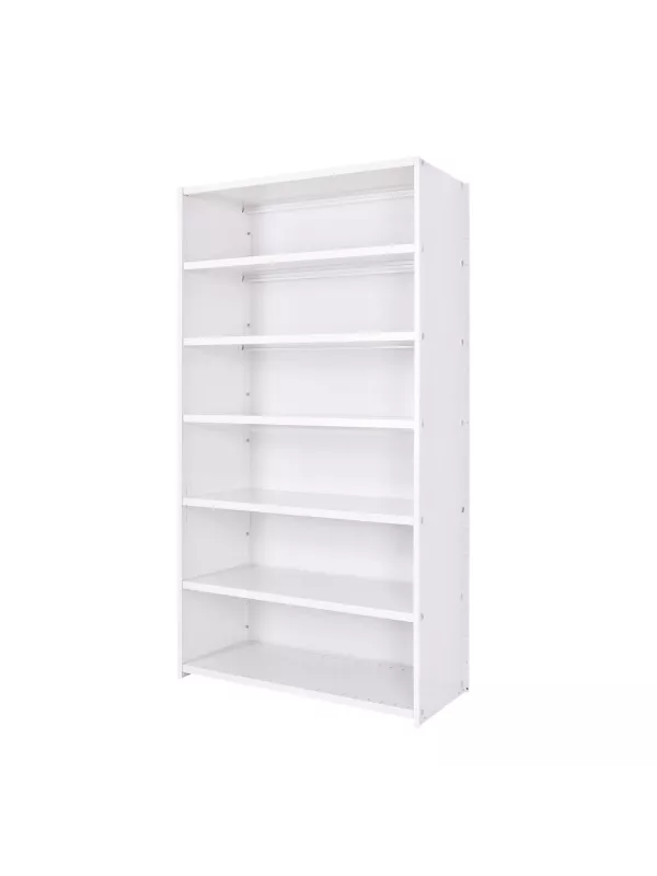 Anco Delta Plus Office Shelving - Full Back Cladding